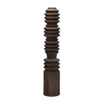Candle holder Pretty L terracotta raffia - Bazar Bizar