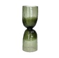 Wazon świecznik szklany Diabolo Green 32 - Pomax