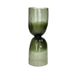 Wazon świecznik szklany Diabolo Green 32 - Pomax