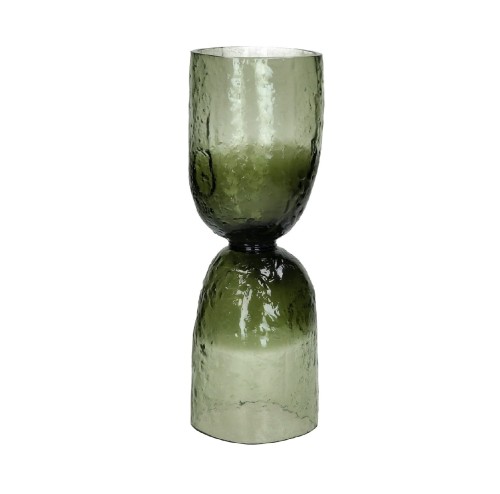 Wazon świecznik szklany Diabolo Green 32 - Pomax