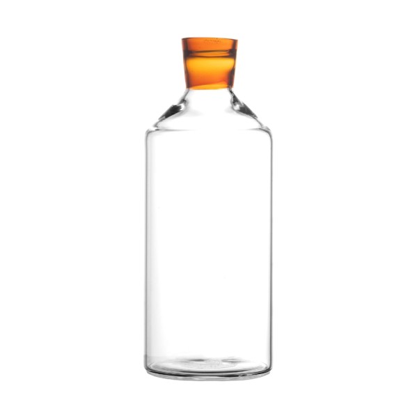 Karafka ze szkła borokrzemowego z paskiem Tarifa 1.4L, bursztyn - Pomax