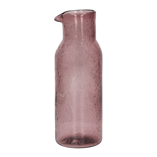 Karafka ze szkła bąbelkowego Vico 1,2L, figowa - Pomax