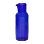 Karafka ze szkła bąbelkowego Vico 1,2L, niebieska - Pomax
