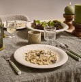 Talerze obiadowe kamionkowe Bosque białe, 6 szt - Pomax