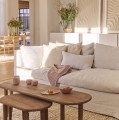Talerze obiadowe porcelanowe Mariage terracotta, 4 szt - Pomax