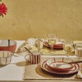 Talerze obiadowe porcelanowe Mykonos rust, 4 szt - Pomax