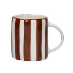 Kubki porcelanowe z uchem Mykonos 375 ml rust, 6 szt - Pomax