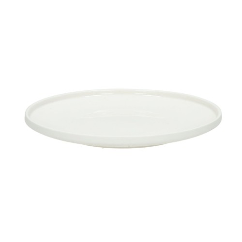 Talerzyki do ciasta z rantem porcelanowe Leggero białe, 4 szt - Pomax