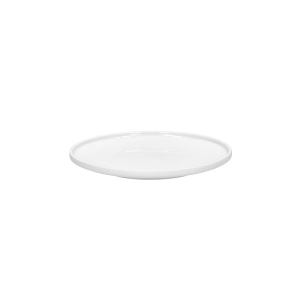 Talerze na przekąski z rantem porcelanowe Leggero białe, 4 szt - Pomax