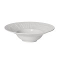 Talerze głębokie porcelanowe z nieregularnym wzorem Leggero białe, 4 szt - Pomax