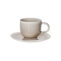 Talerzyki do przystawek z porcelany Biscotti greige, 4 szt - Pomax