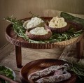 Taca drewniana okrągła na nóżkach Hommage Ø36 - Pomax