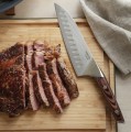 Nóż santoku Nordic Kitchen, japońska stal damasceńska i pakkawood - Eva Solo