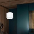 Szklana lampa wisząca Megumi Ø28, opal czarny - PLEASE WAIT to be SEATE