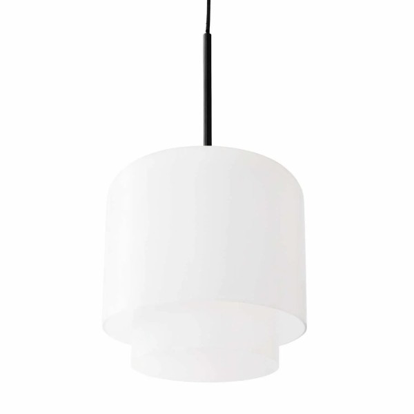 Szklana lampa wisząca Megumi Ø28, opal czarny - PLEASE WAIT to be SEATED