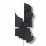Designerski kinkiet Totel Deco, czarny - PLEASE WAIT to be SEATED