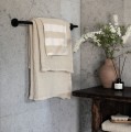 Ręcznik waflowy Nella 70x140 cm bawełna organiczna, beżowy - Tell Me More