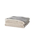 Ręcznik frotte w paski Bonnie Black 50x70 cm - Tell Me More