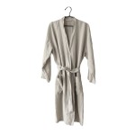 Szlafrok lniany Laval L/XL, naturalny - Tell Me More