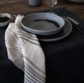 Serwetki materiałowe z lnu Ella Grey Checkered, 4 szt - Tell Me More