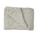 Lniany obrus w paski Leon 145x270, Seagrass - Tell Me More