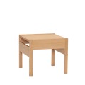 Kwadratowy stolik do salonu Forma Natural - Hubsch