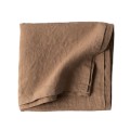 Obrus z miękkiego lnu stone washed 145x145, Hazelnut - Tell Me More