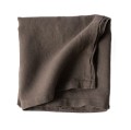 Obrus z miękkiego lnu stone washed 145x145, Taupe - Tell Me More