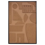 Obraz reliefowy Jilani 3D 60x90, brąz - Atmosphera