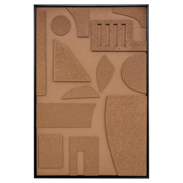Obraz reliefowy Jilani 3D 60x90, brąz - Atmosphera