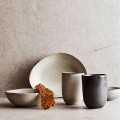 Ceramiczne miski do zup i śniadań Mame Oyster, 6 szt - Muubs