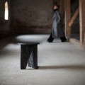 Okrągły stolik z marmuru Verde Black Marble, czarny - Muubs