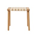 Drewniany stołek z plecionym siedziskiem Seat - Andersen Furniture