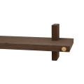 Półka drewniana Treat Single 50x12x11, Smoked - Andersen Furniture