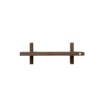 Półka drewniana Treat Single 34x12x11, Smoked - Andersen Furniture