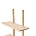 Duża półka ścienna dębowa Essence 70x25x140, Nature Oak - Andersen Furniture