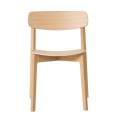 Krzesła drewniane minimalistyczne Anch bielony dąb, 2 szt - Andersen Furniture