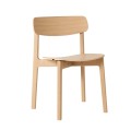 Krzesła drewniane minimalistyczne Anch bielony dąb, 2 szt - Andersen Furniture