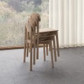 Krzesła drewniane minimalistyczne Anch bielony dąb, 2 szt - Andersen Furniture