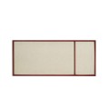 Tablica na notatki Nouveau Pin 27x62, Basque Red Canvas - PLEASE WAIT to be SEATED