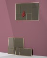 Tablica na notatki Nouveau Pin 89x62, Brass Oyster grey - PLEASE WAIT to be SEATED