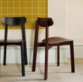 Nowoczesne krzesło drewniane Bondi jesionowe, Fig Purple - PLEASE WAIT to be SEATED