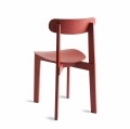 Nowoczesne krzesło drewniane Bondi jesionowe, Basque Red - PLEASE WAIT to be SEATED
