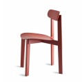 Nowoczesne krzesło drewniane Bondi jesionowe, Basque Red - PLEASE WAIT to be SEATED