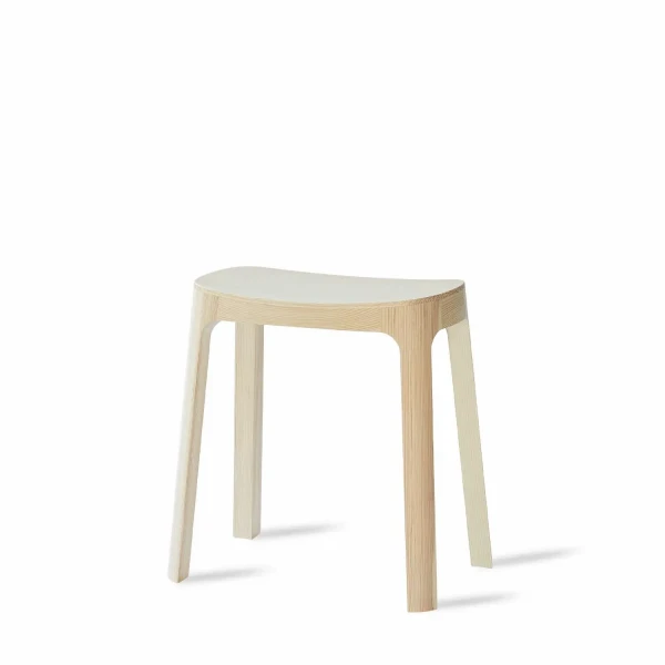 Stołek drewniany Crofton, naturany - PLEASE WAIT to be SEATED