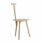 Minimalistyczne krzesło drewniane Spade, naturalne - PLEASE WAIT to be SEATED