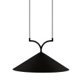 Designerska lampa wisząca Curve 50, czarna - Globen Lighting
