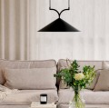 Designerska lampa wisząca Curve 50, czarna - Globen Lighting