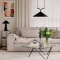 Designerska lampa wisząca Curve 50, czarna - Globen Lighting