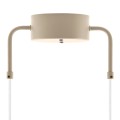 Designerska lampa wisząca Curve 50, beżowa - Globen Lighting